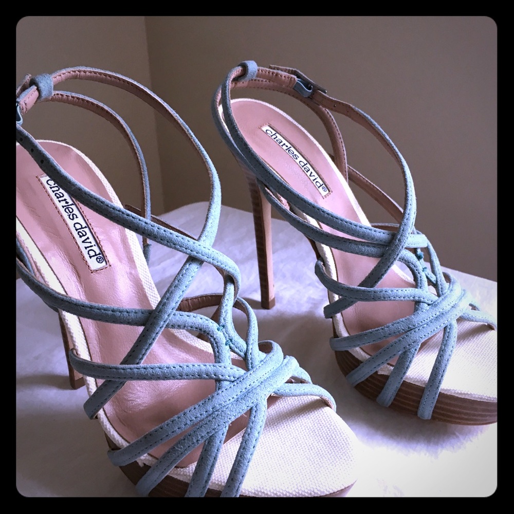 BRAND NEW- Charles David Strappy High Heel Sandal